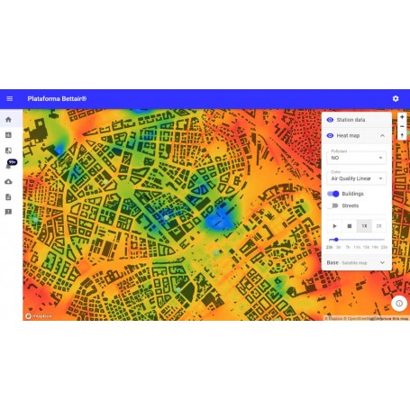 HEAT MAPS: bettair Air Quality Mapping (bAQM)