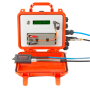 Portable area-velocity flowmeter - data logger, battery powered: Portable AV-Flowmeter