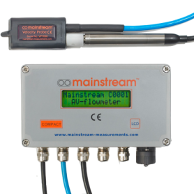 Compact fixed area-velocity flowmeter - 4:20 mA output: Compact Fixed AV-Flowmeter