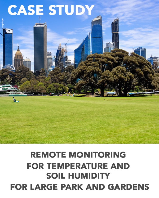 Monitoring for Temperature and Soil Humidity for large Park and Gardens ES Canada