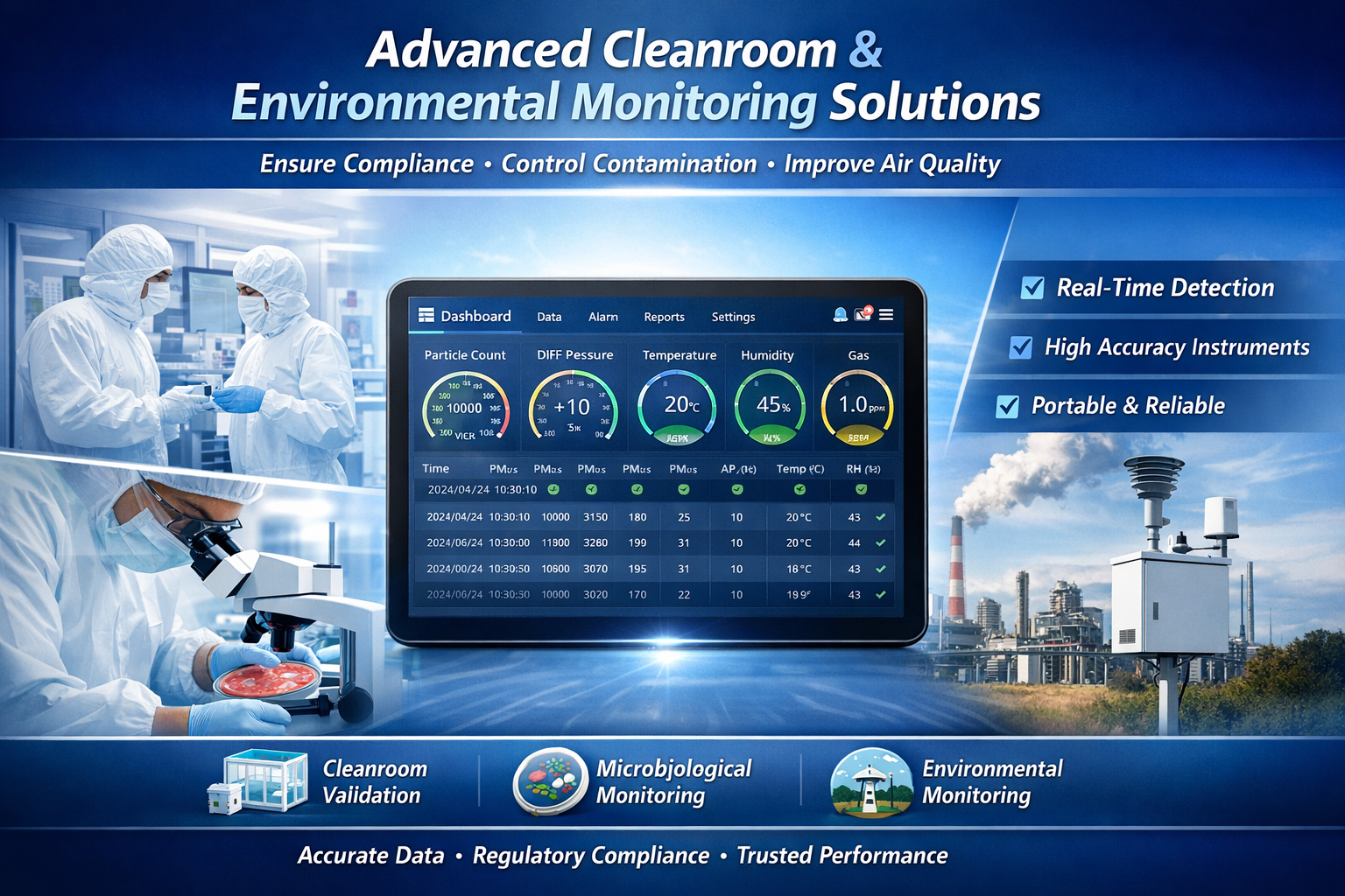 JUNRAY: Reliable Monitoring Solutions for Cleanroom and Environment