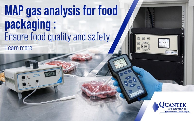 Gas analysis for food packaging: optimize MAP quality