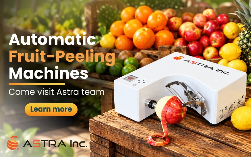 ASTRA Showcases Automatic Fruit Peeling at US Trade Shows